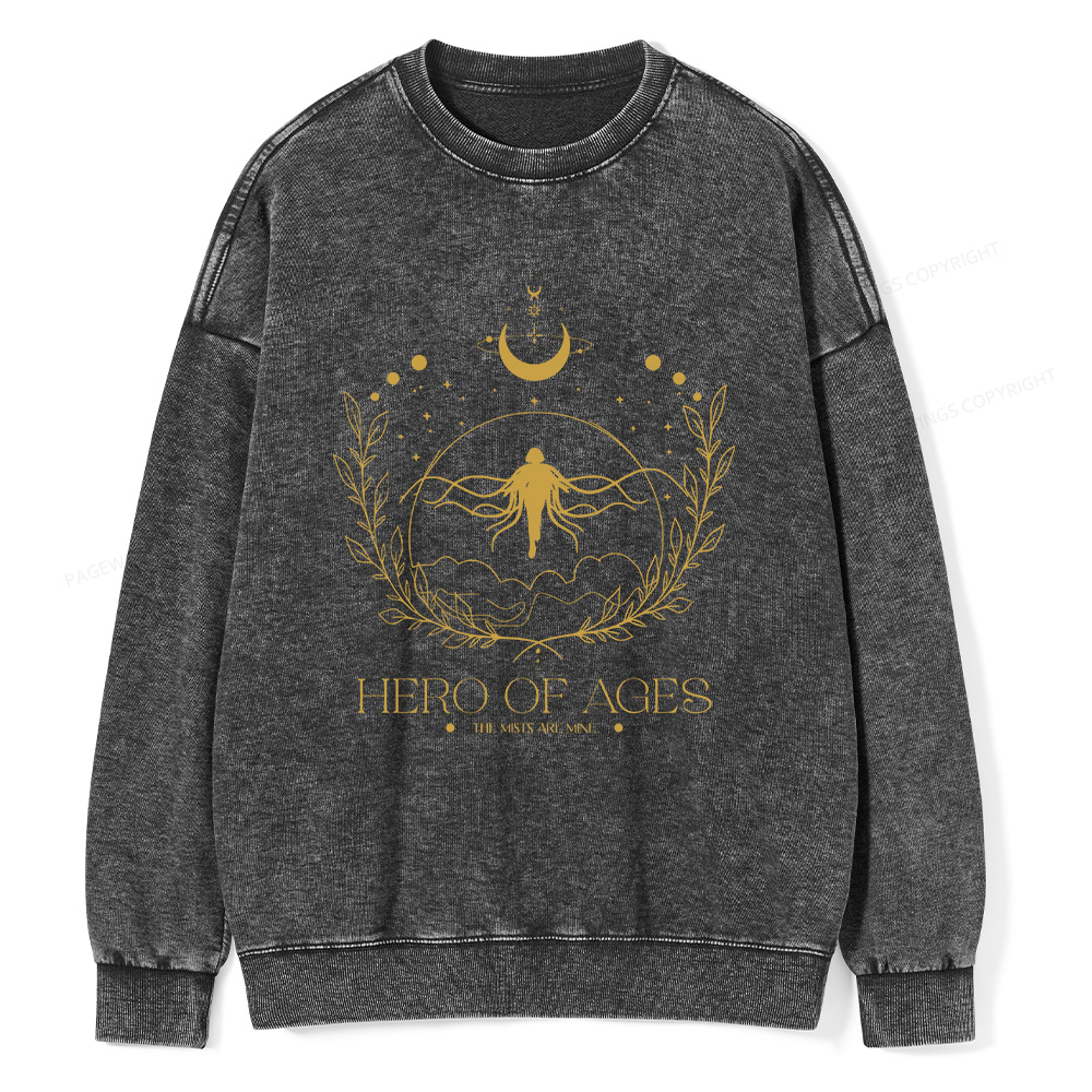 Pagewings Hero Unisex Washed Sweatshirt