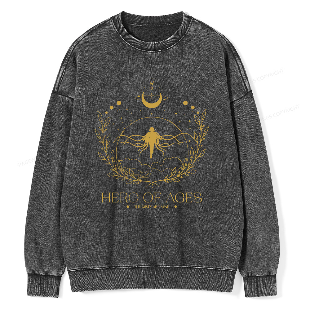 Pagewings Hero Unisex Washed Sweatshirt