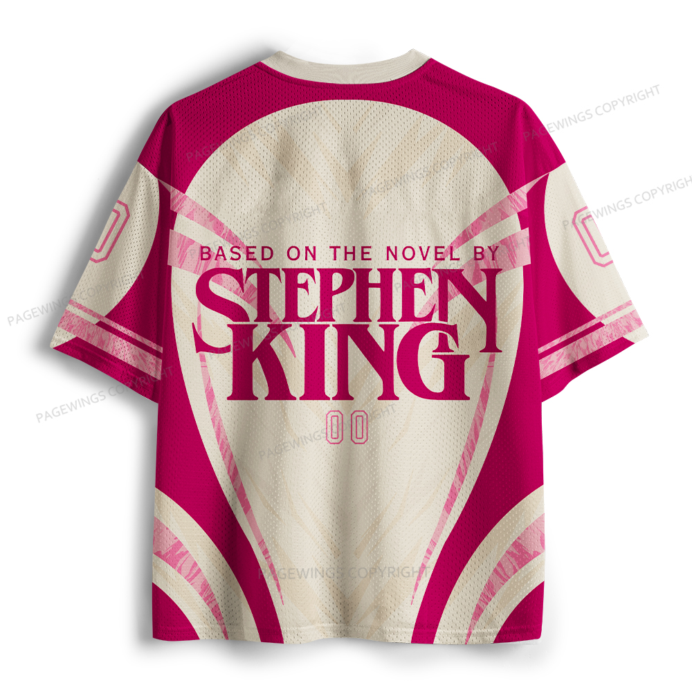 Pagewings Based On The Novel By Horror Novelist Unisex Mesh Jersey