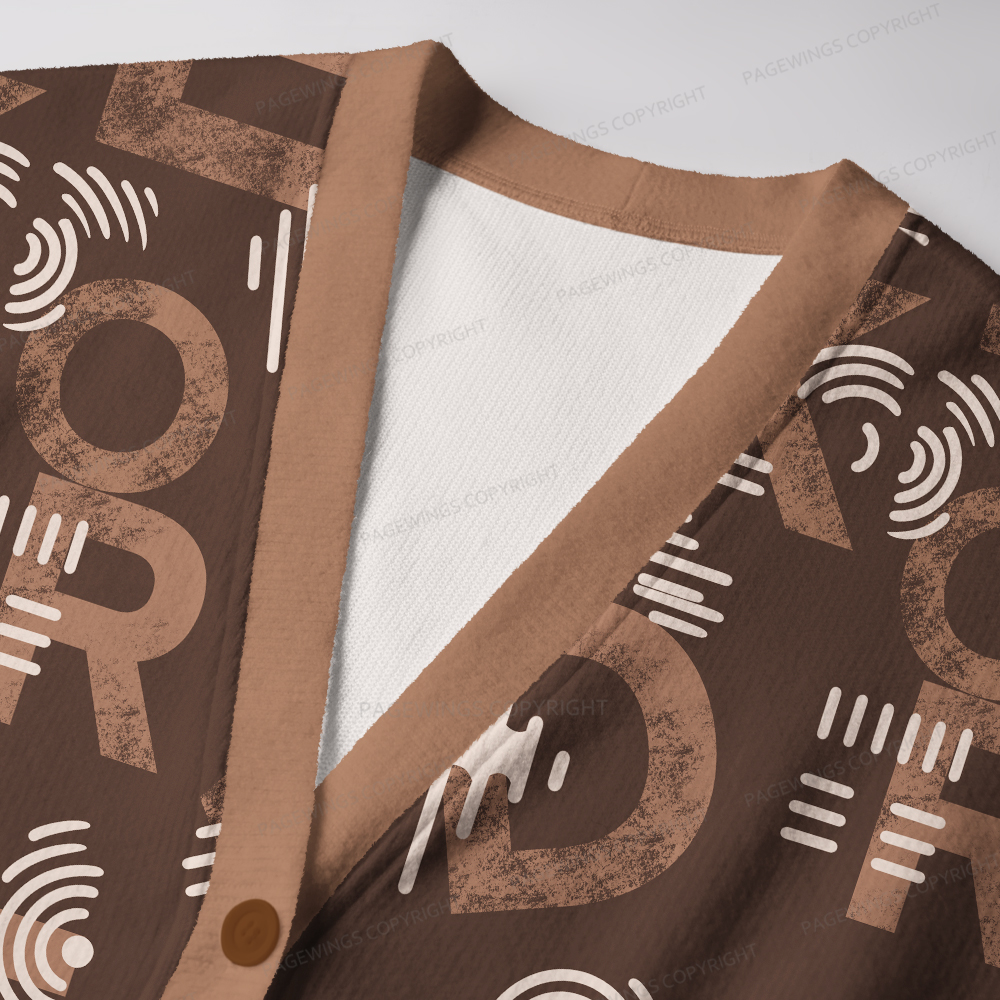 Pagewings Books Unisex Ugly Cardigan Sweaters