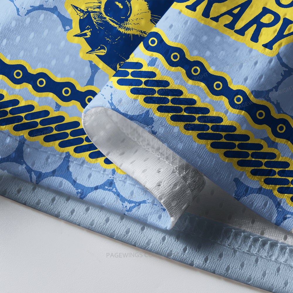 Pagewings What's More Punk Than The Public Library Unisex Mesh Jersey