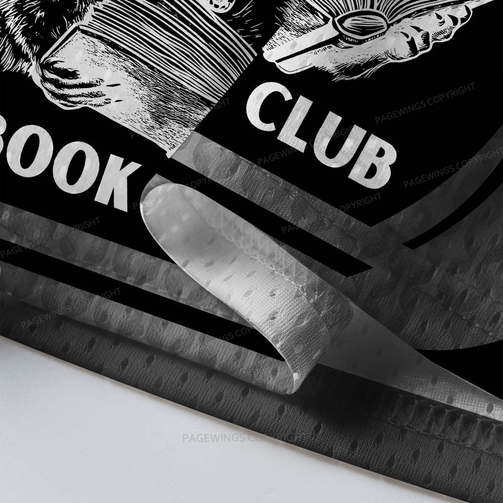 Pagewings Feral Readers Book Club Unisex Mesh Jersey