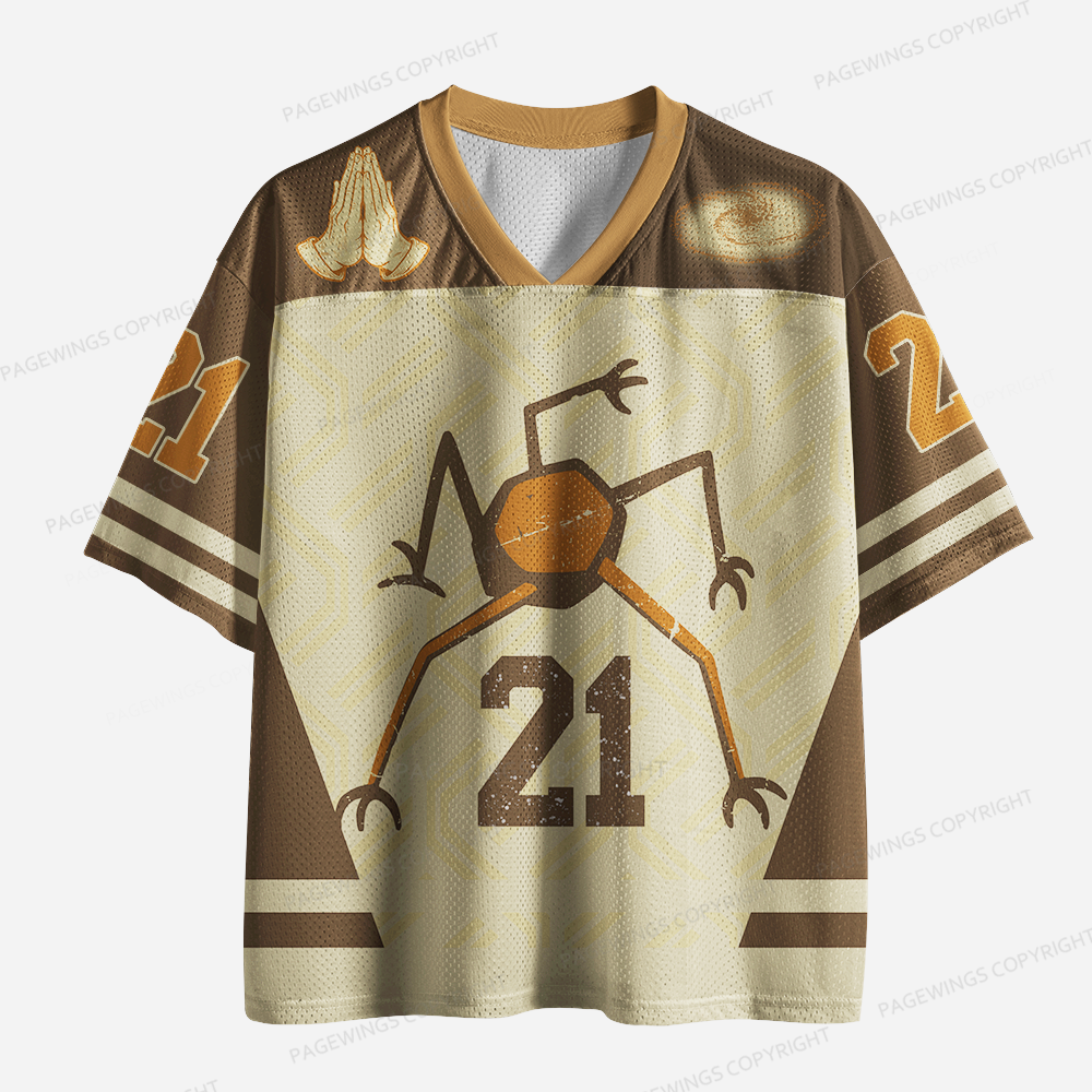 Pagewings You Sleep I Watch Unisex Mesh Jersey