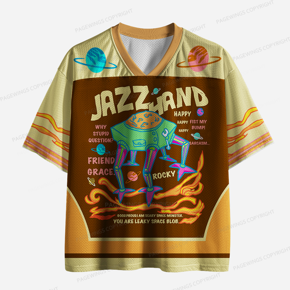 Pagewings Why Stupid Question Unisex Mesh Jersey