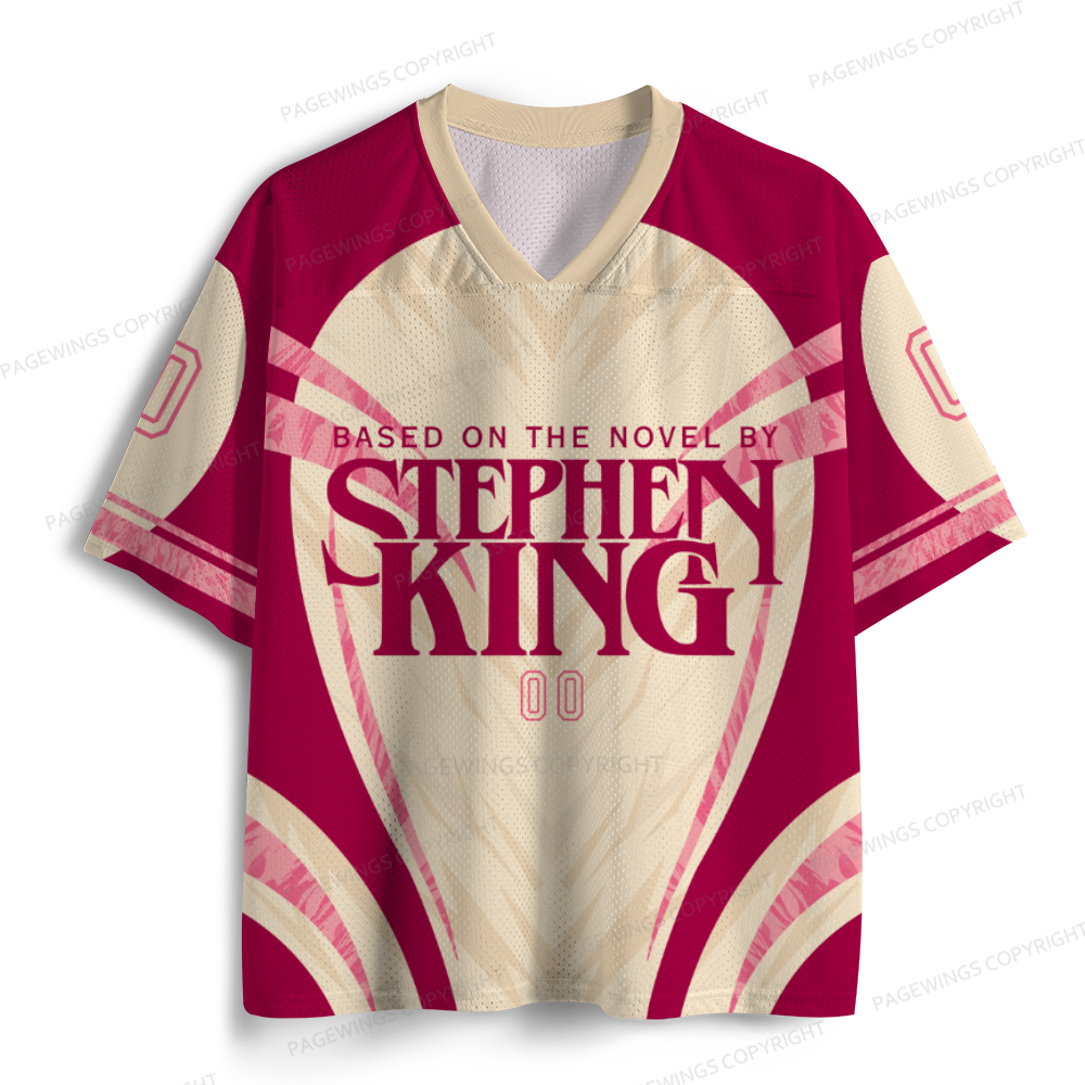 Pagewings Based On The Novel By Horror Novelist Unisex Mesh Jersey