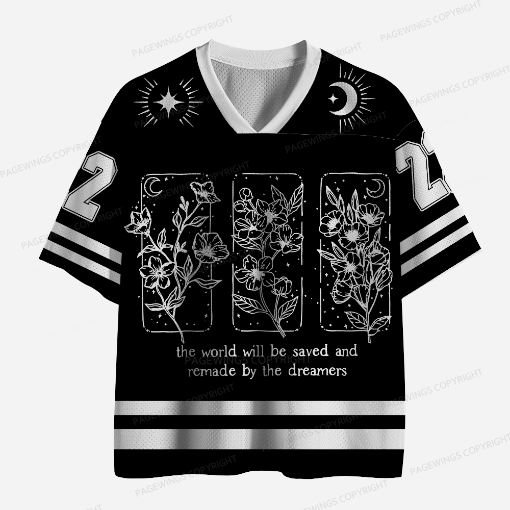 Pagewings Remade By The Dreamers Unisex Mesh Jersey