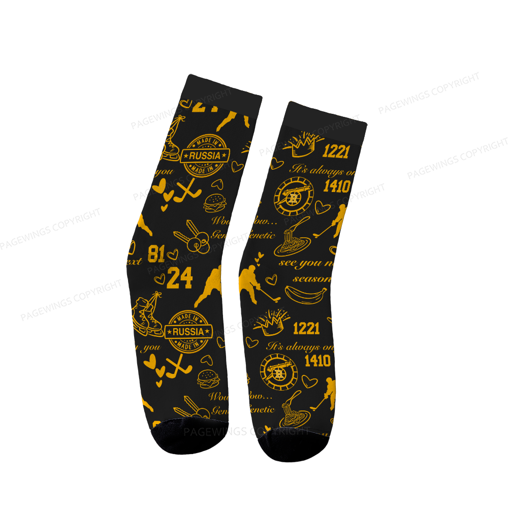 Pagewings Romance Novel Lover Unisex Socks