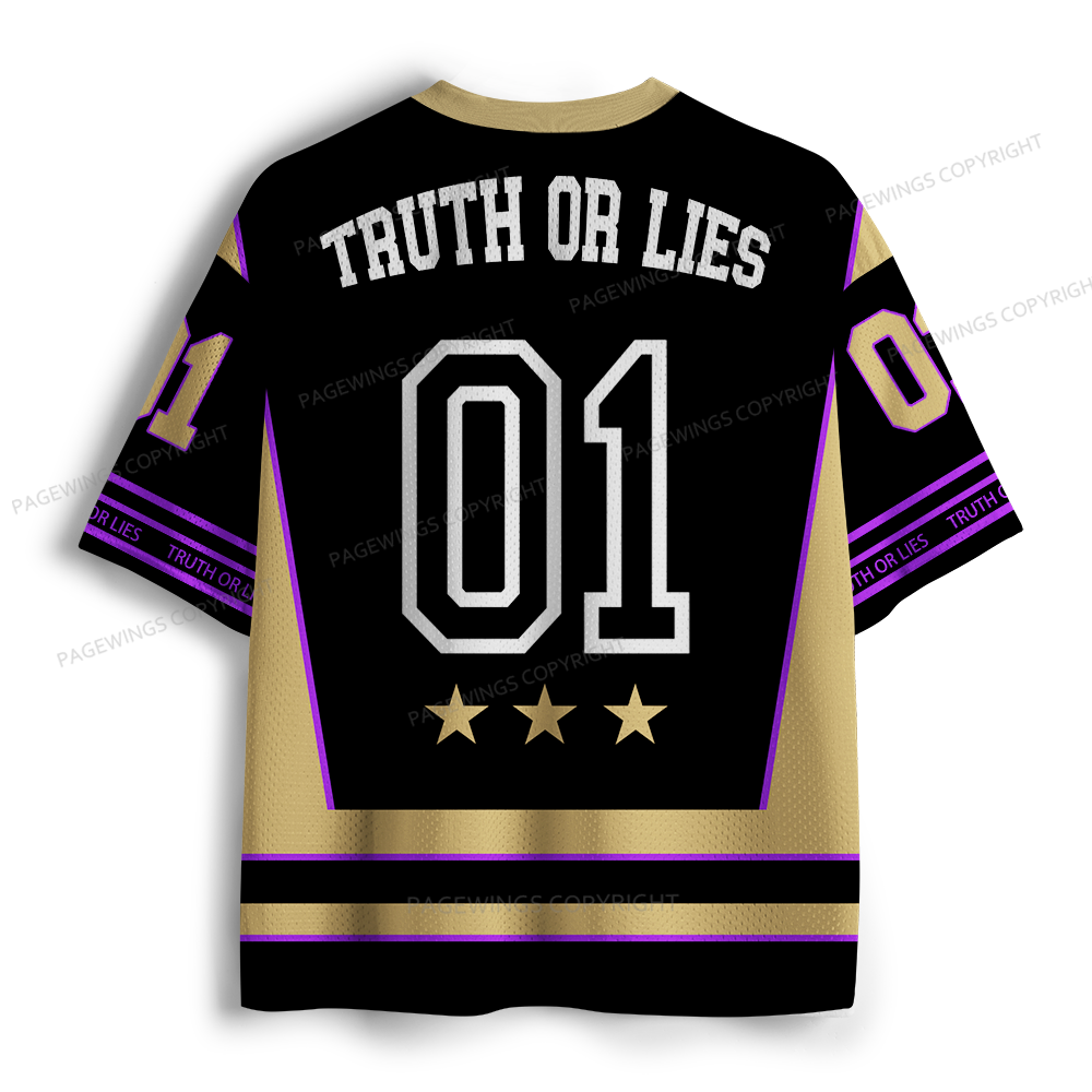 Pagewings Unreliable Narrator Unisex Mesh Jersey