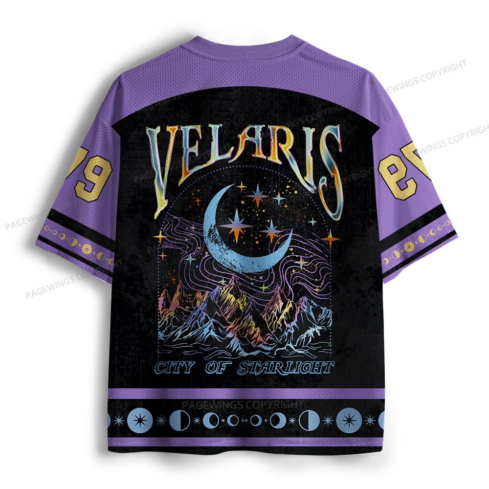 Pagewings City Of Starlight Unisex Mesh Jersey