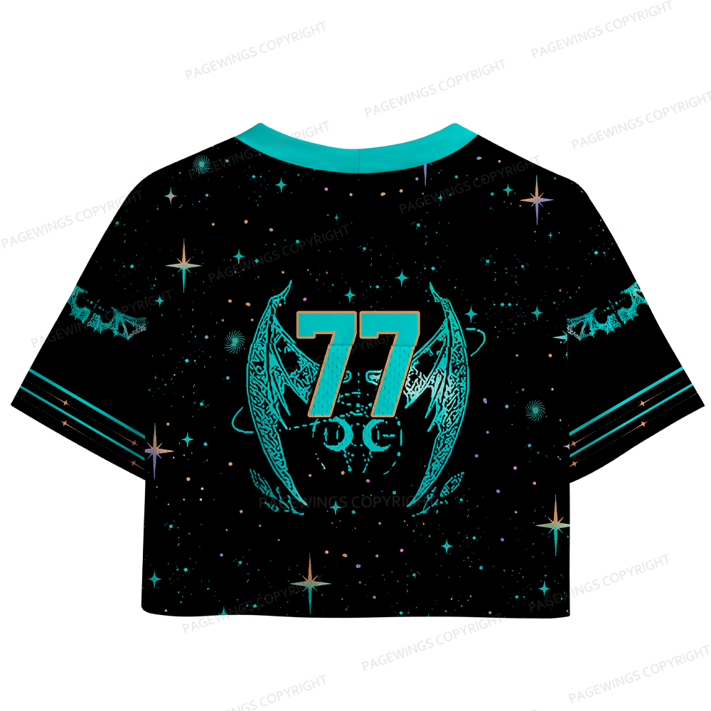 Pagewings The Night Court Women's Crop Mesh Jersey