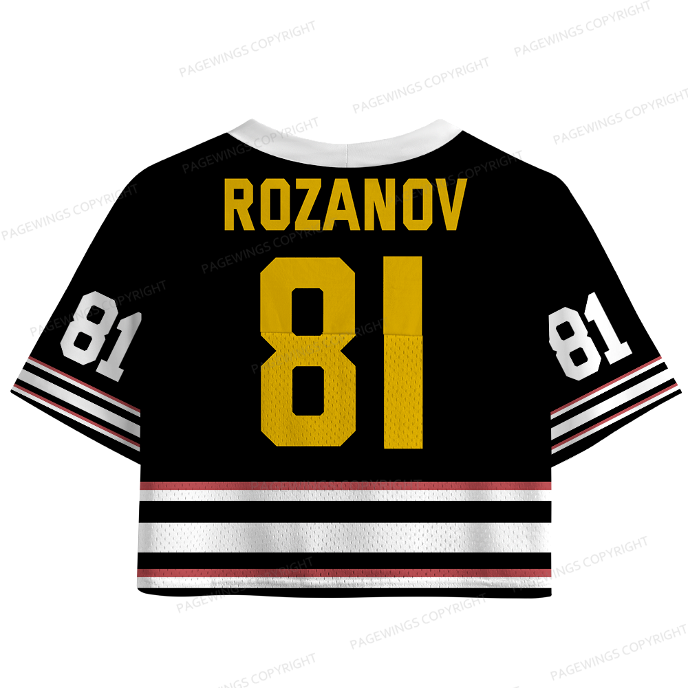 Pagewings Romance Novel Lover Women's Crop Mesh Jersey