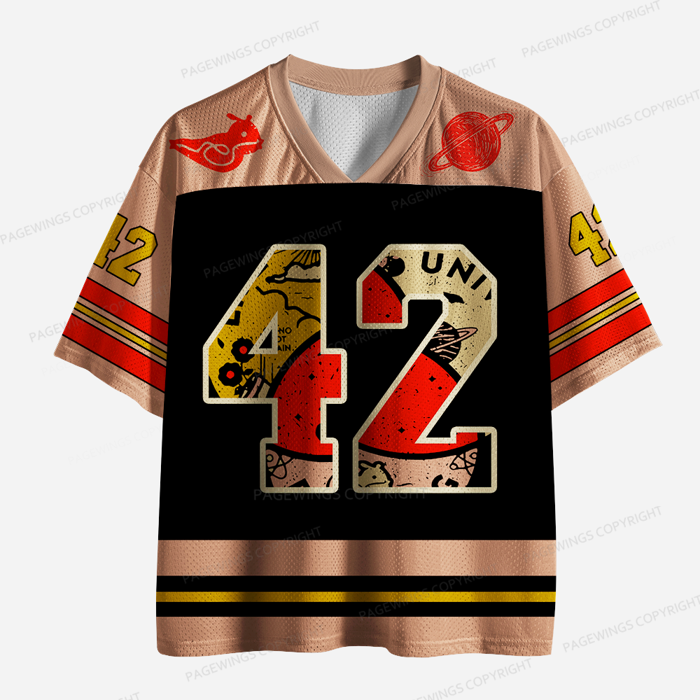 Pagewings Life The Universe And Everything Unisex Mesh Jersey