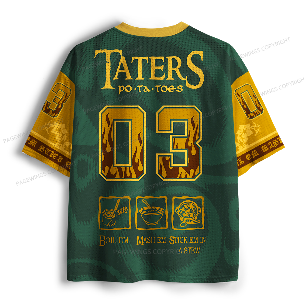 Pagewings Taters Unisex Mesh Jersey