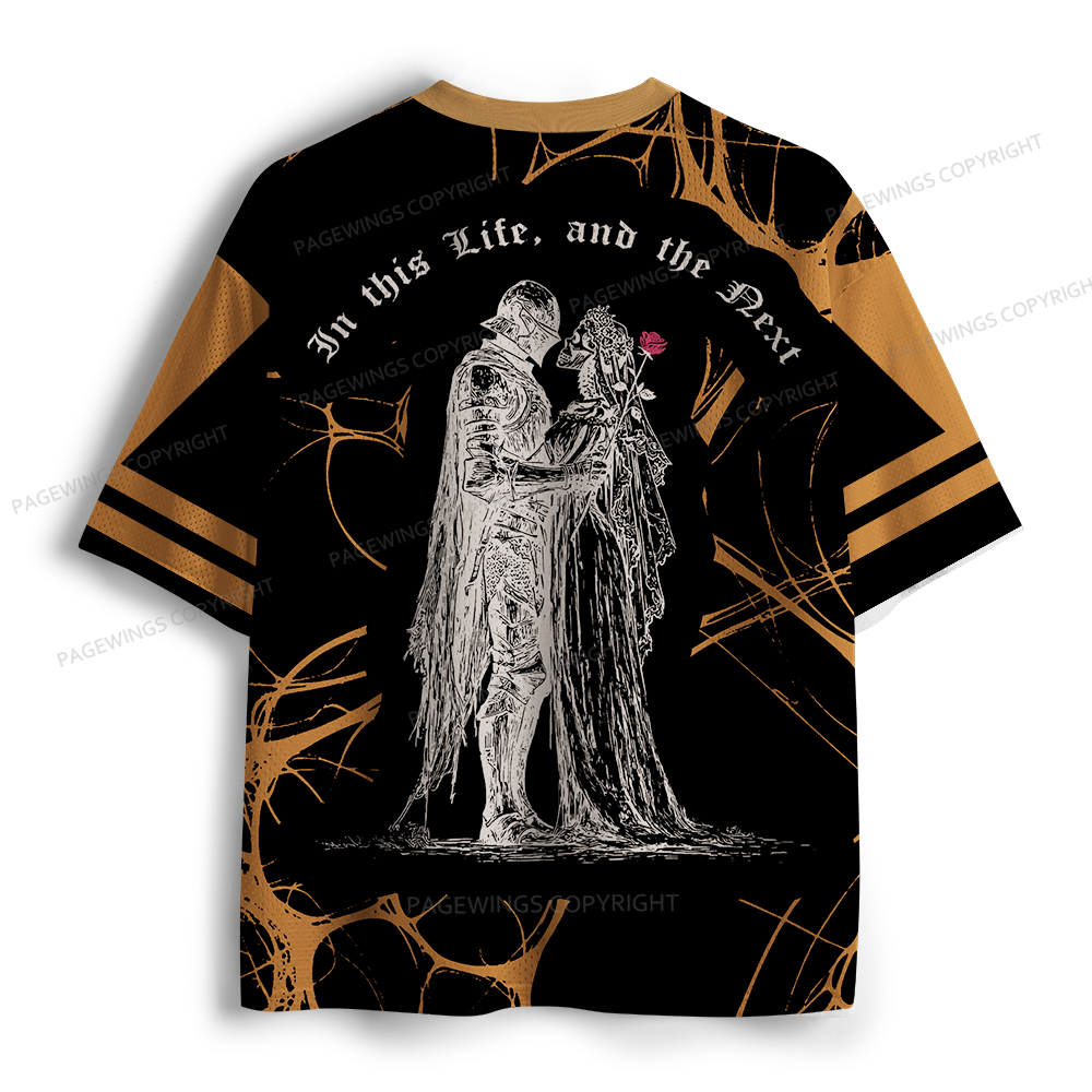 Pagewings In This Life And The Next Unisex Mesh Jersey