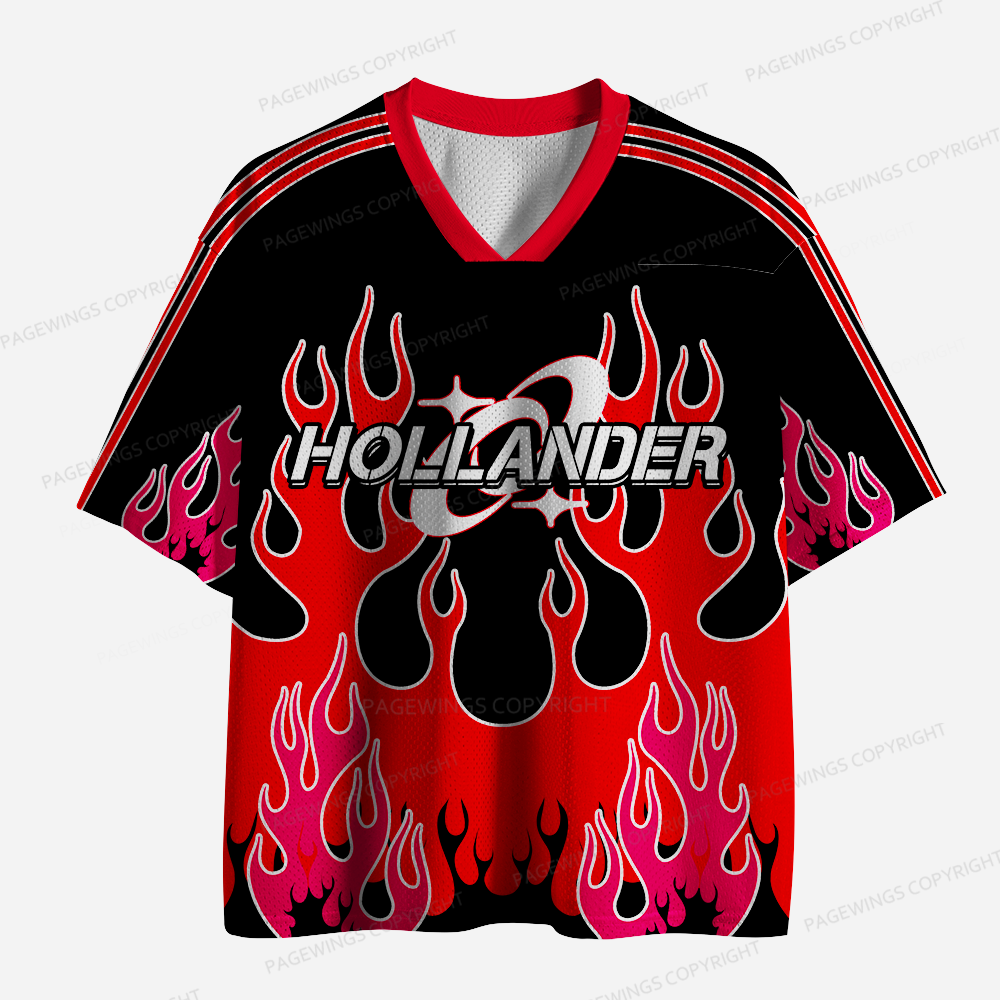 Pagewings Gimme Kiss Unisex Mesh Jersey