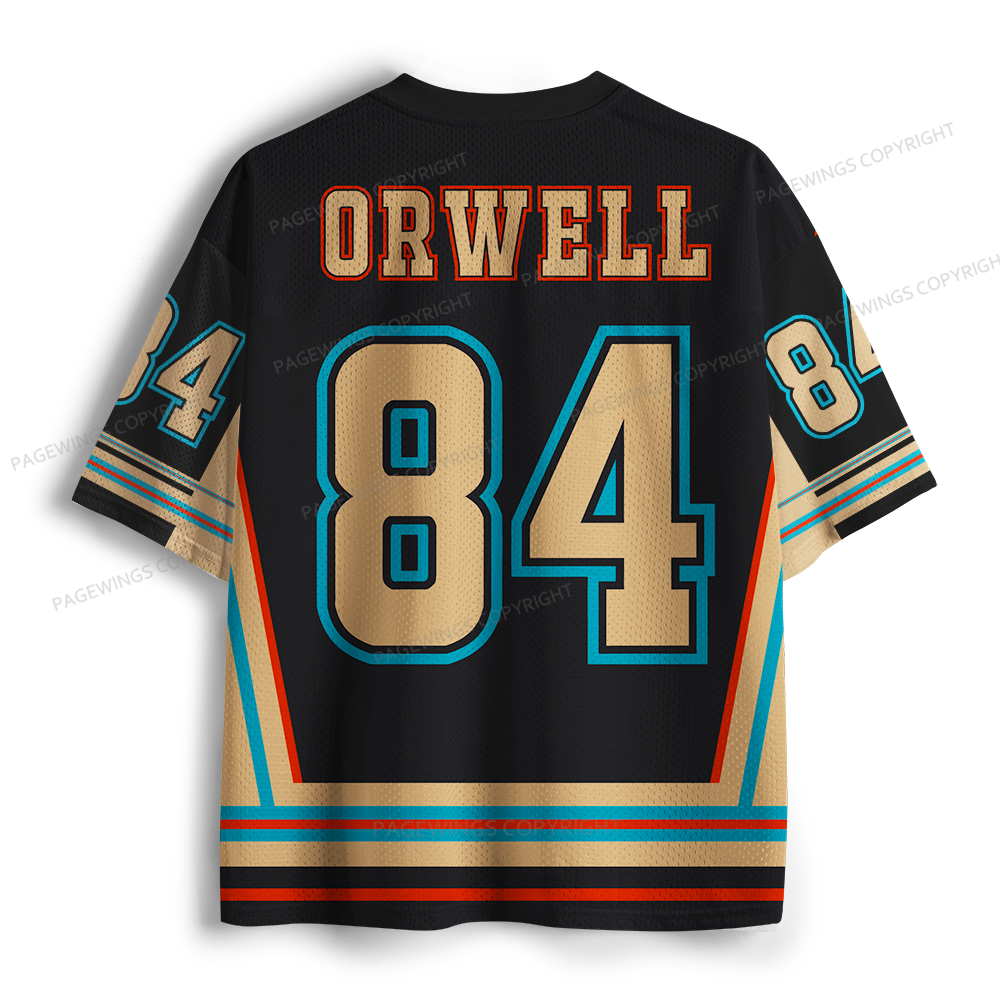 Pagewings Censorship Is So 1984 Unisex Mesh Jersey