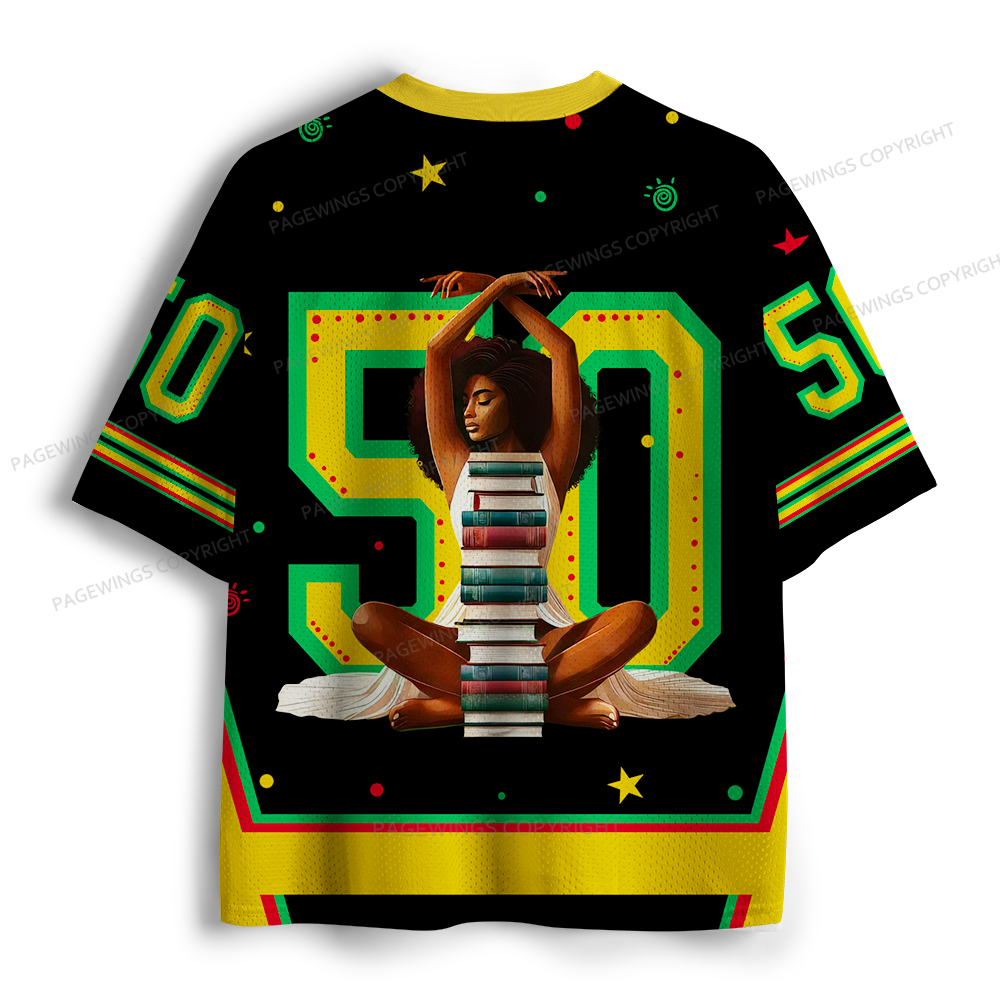 Pagewings Black History Unisex Mesh Jersey