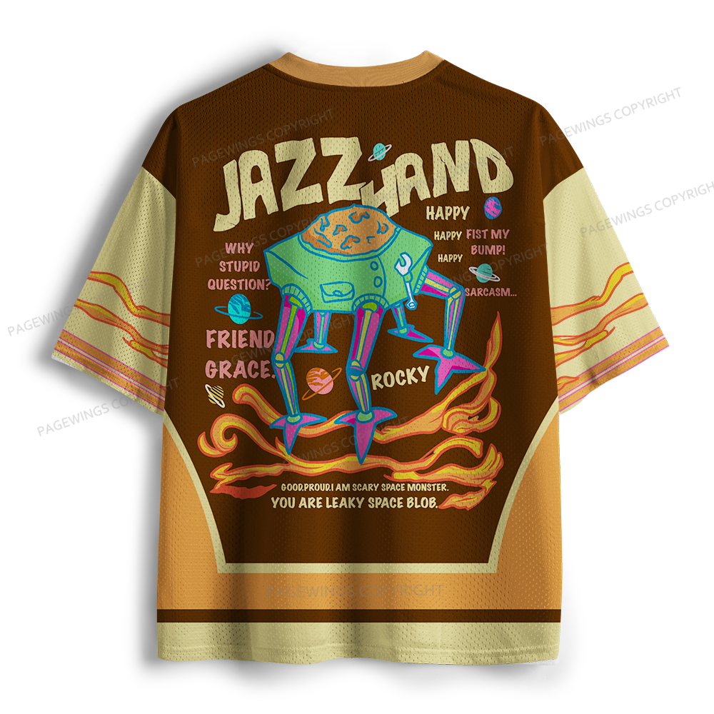 Pagewings Why Stupid Question Unisex Mesh Jersey