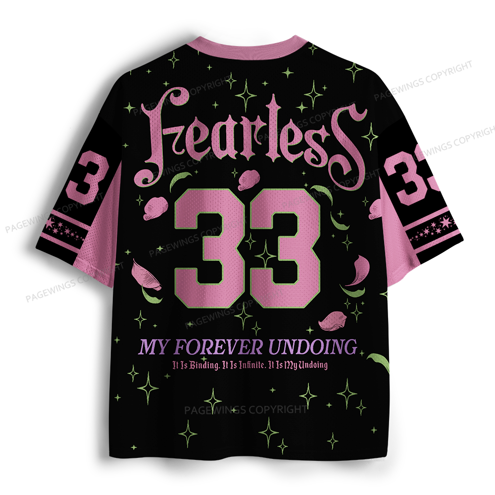 Pagewings Fearless My Forever Undoing Unisex Mesh Jersey