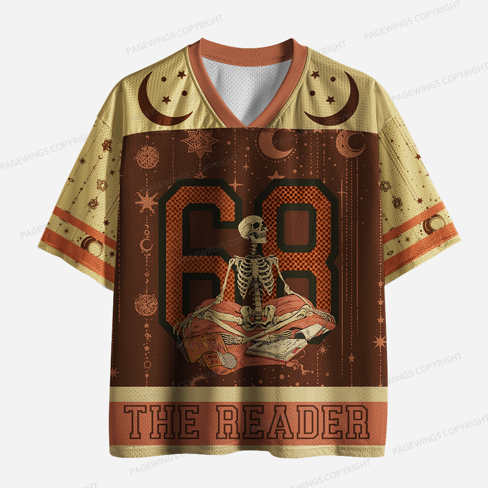 Pagewings The Reader Unisex Mesh Jersey