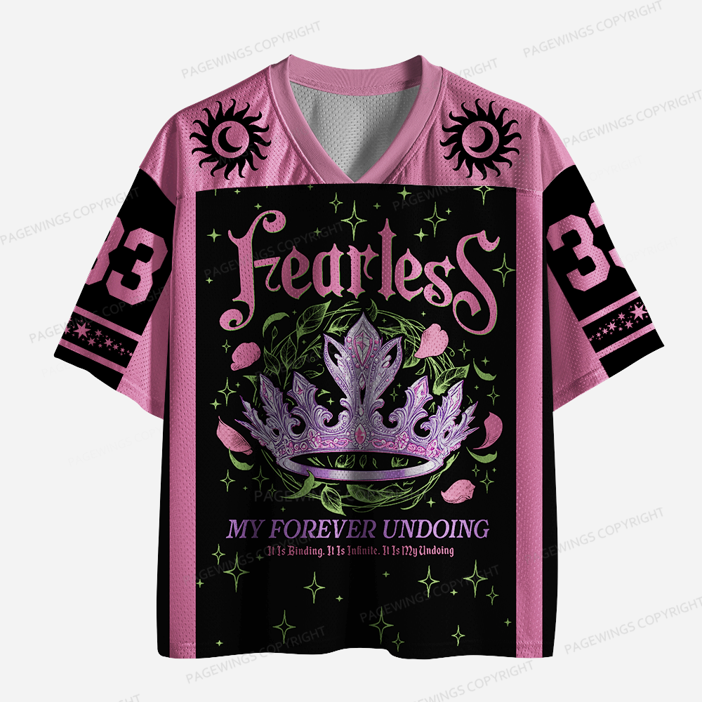 Pagewings Fearless My Forever Undoing Unisex Mesh Jersey