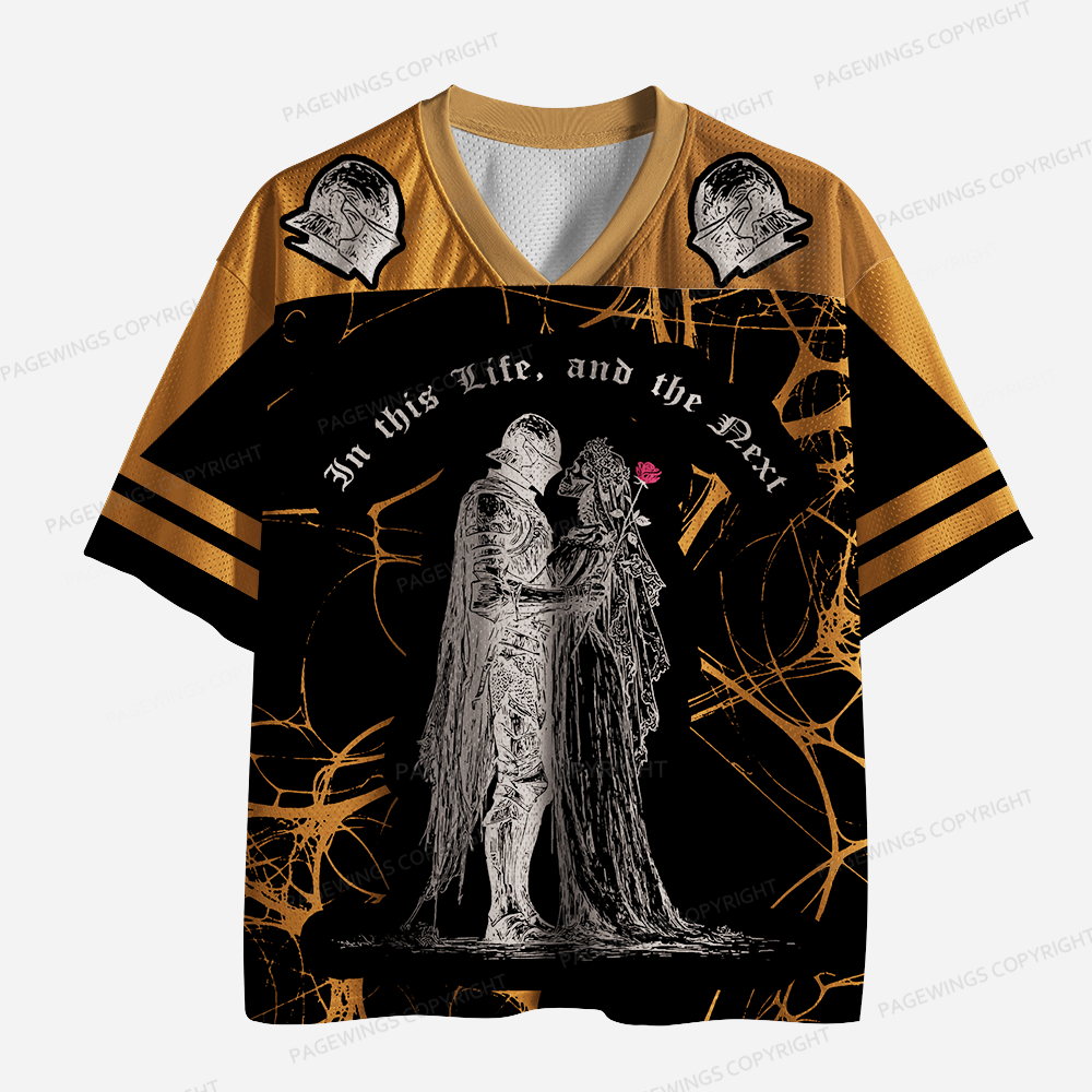 Pagewings In This Life And The Next Unisex Mesh Jersey