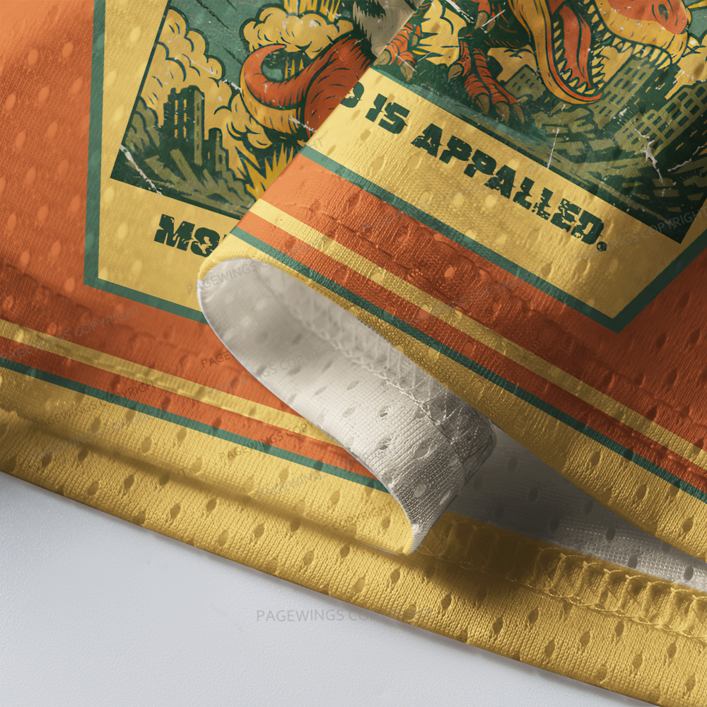 Pagewings This Is An Outrage Unisex Mesh Jersey