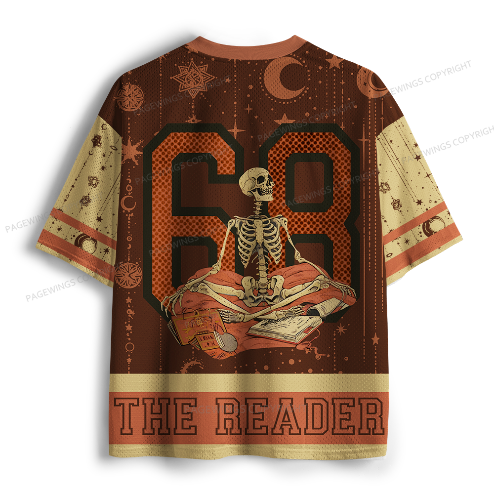 Pagewings The Reader Unisex Mesh Jersey