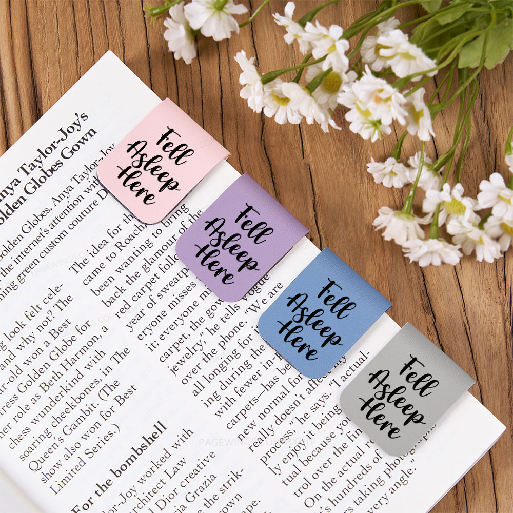 Pagewings Fell asleep here Magnetic Bookmark
