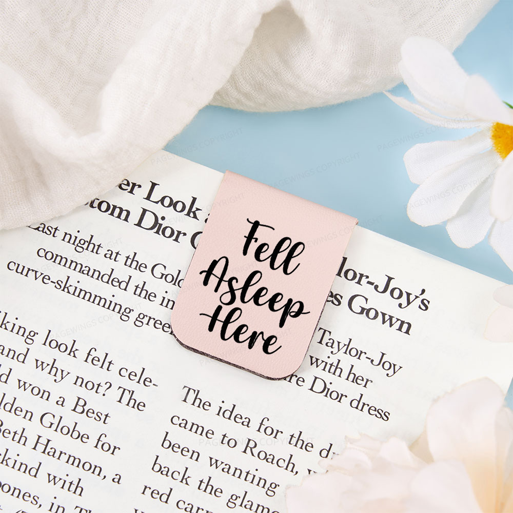 Pagewings Fell asleep here Magnetic Bookmark