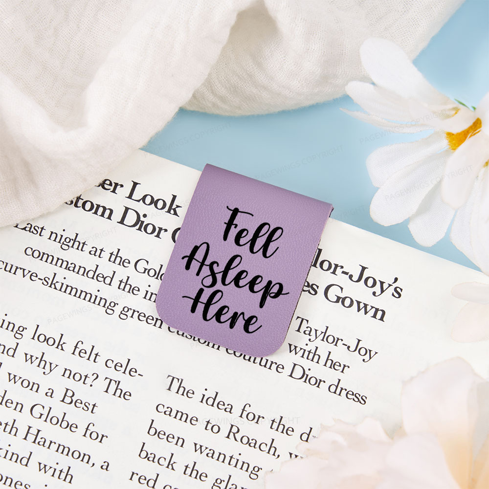 Pagewings Fell asleep here Magnetic Bookmark