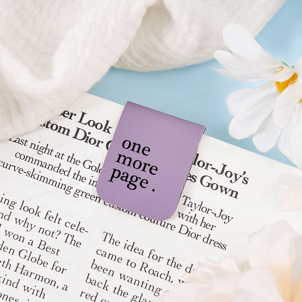 Pagewings One More Page Magnetic Bookmark
