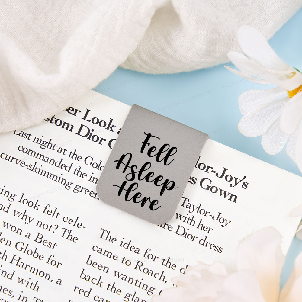Pagewings Fell asleep here Magnetic Bookmark