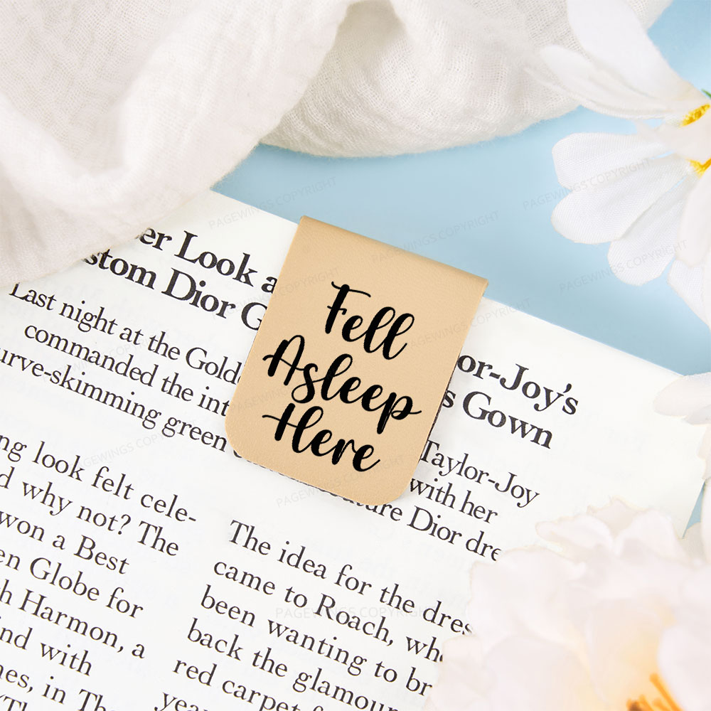 Pagewings Fell asleep here Magnetic Bookmark