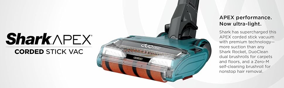 Shark, APEX, Corded, Stick, Vacuum, Vac, Top Banner
