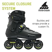 Buckles, straps keep ankles and feet supportive