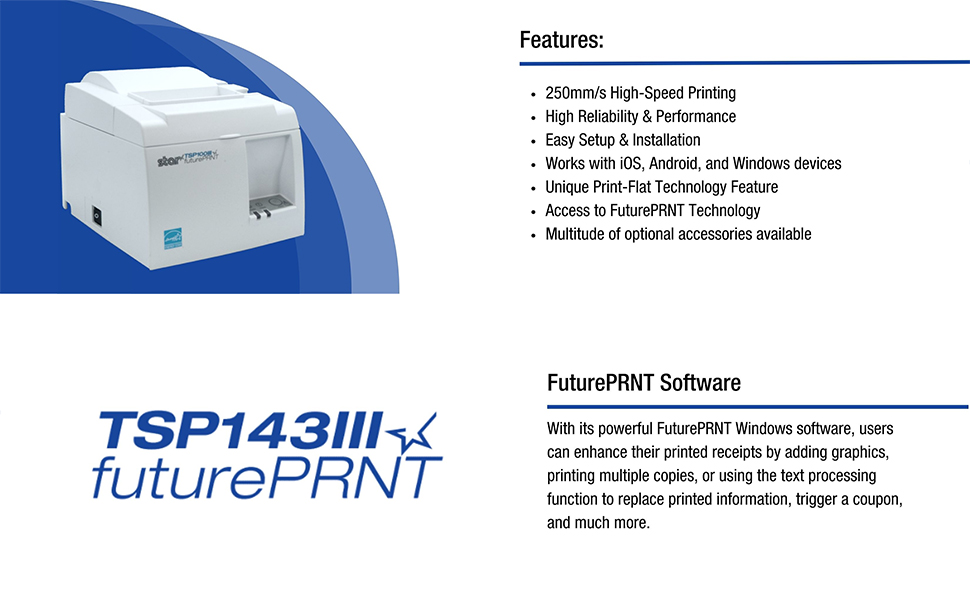 Star Micronics TSP143III thermal receipt printer