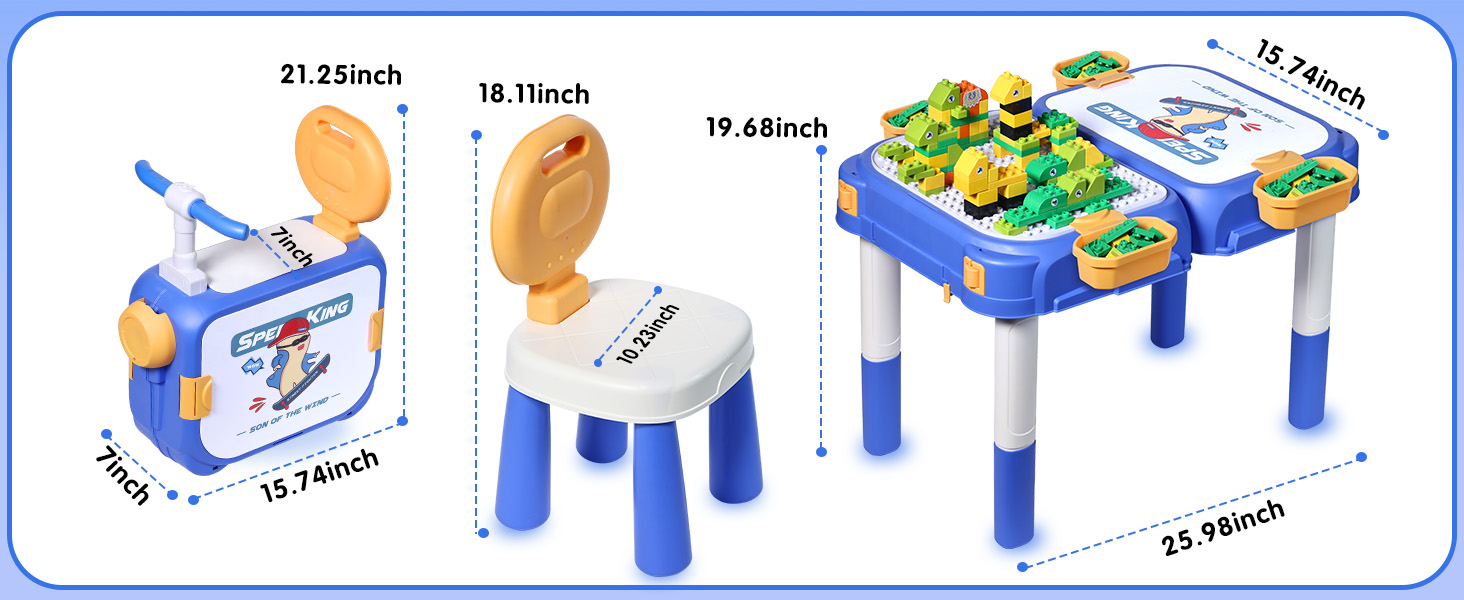  fygurso Toddler Table and Chair Set