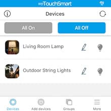 main app screen