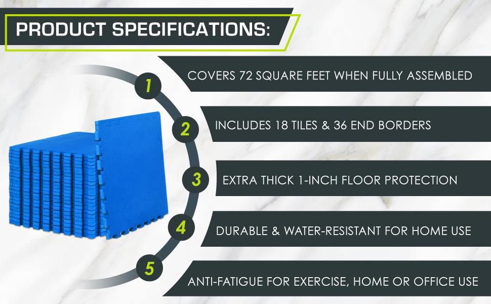 1 inch interlocking foam tiles eva weights rubber weight lifting pads equipment