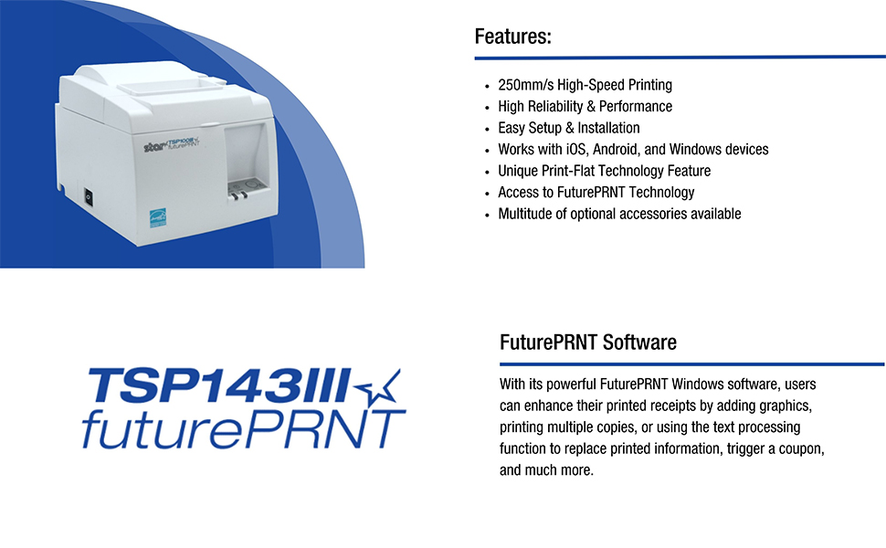 Star Micronics TSP143III thermal receipt printer