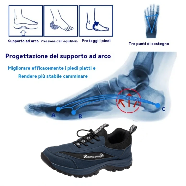 (⏰ 60% di sconto sui nuovi arrivi, solo oggi) TRONG CAVARY Scarpe ortopediche di lusso in pelle scamosciata morbide e confortevoli✅ Comode