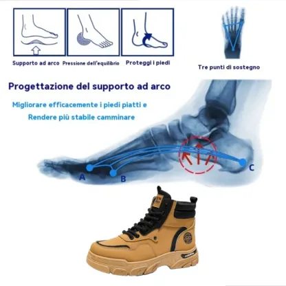 (⏰50% di sconto sui nuovi prodotti, da non perdere) Scarpe da passeggio da uomo👞Confortevoli, supportano l'arco plantare✅Stile autunnale e invernale, calde