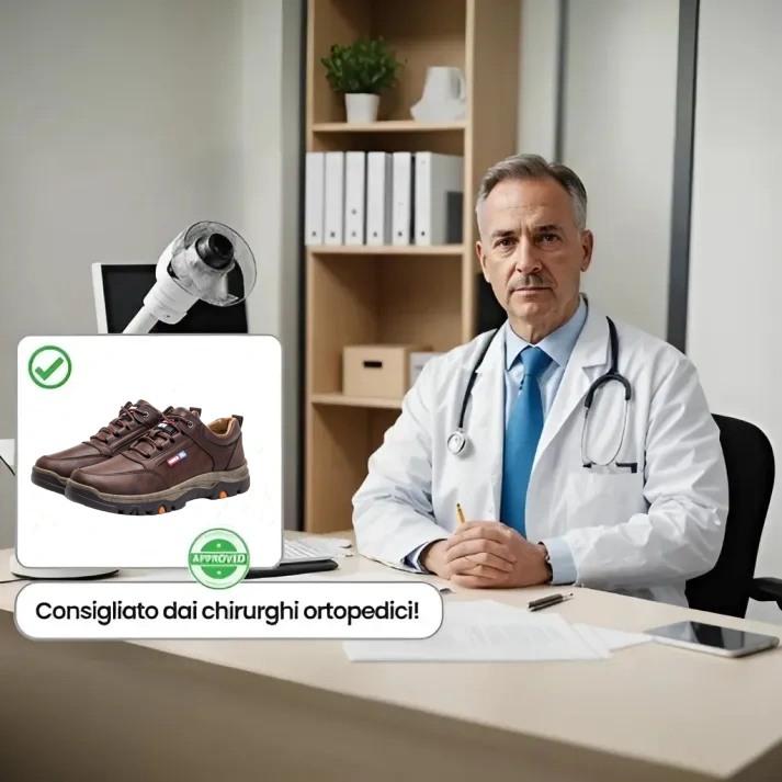 【⏰Sconto del 50% oggi - da non perdere】 Scarpe ortopediche dal design ergonomico - pelle di alta qualità + cuciture a mano 👞