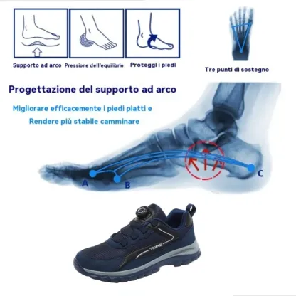 (🔥Sconto del 50% per un periodo limitato, solo oggi⏰) Scarpe ortopediche da uomo di un artigiano tedesco👞Supporto dell'arco plantare✅Allevia il dolore ai piedi
