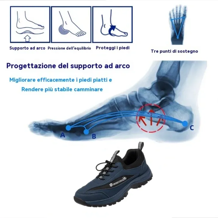 (⏰60% di sconto per un periodo limitato, solo oggi) TRONG CAVARY Scarpe ortopediche di lusso in pelle scamosciata morbide e confortevoli✅ Allevia il dolore ai piedi