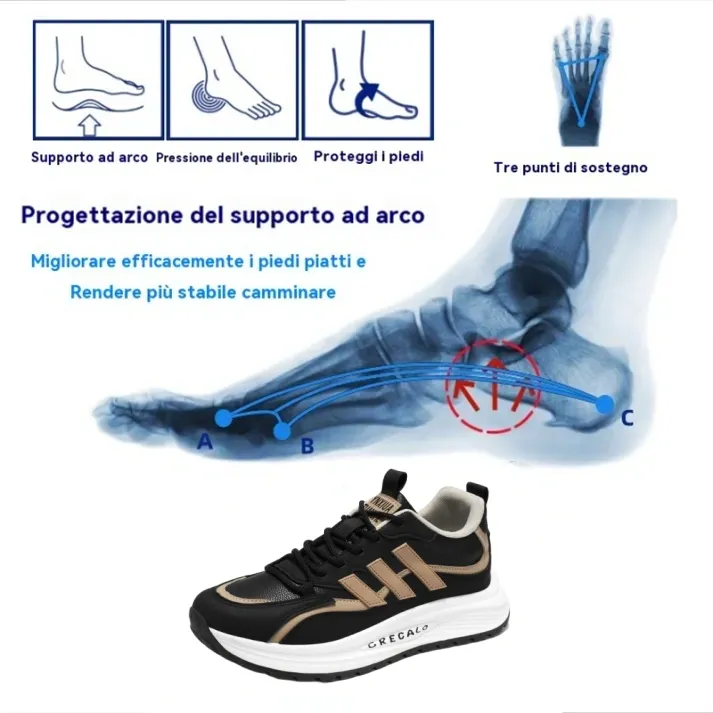 (🎉50% di sconto oggi - offerta a tempo limitato) Nuove scarpe casual da uomo 2025👞Camminata comoda, aumento di altezza nascosto (✅Efficacia: allevia il dolore ai piedi)