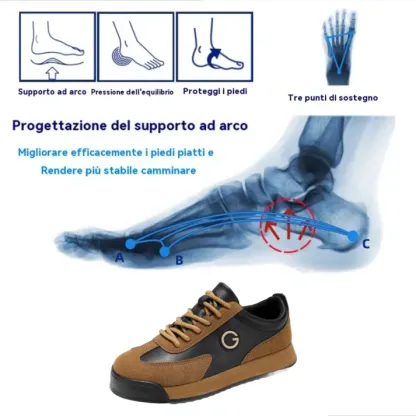(🎉50% di sconto oggi - da non perdere) Nuove scarpe casual da uomo in pelle scamosciata di lusso👞Camminata comoda, (✅Efficacia: allevia il dolore ai piedi)