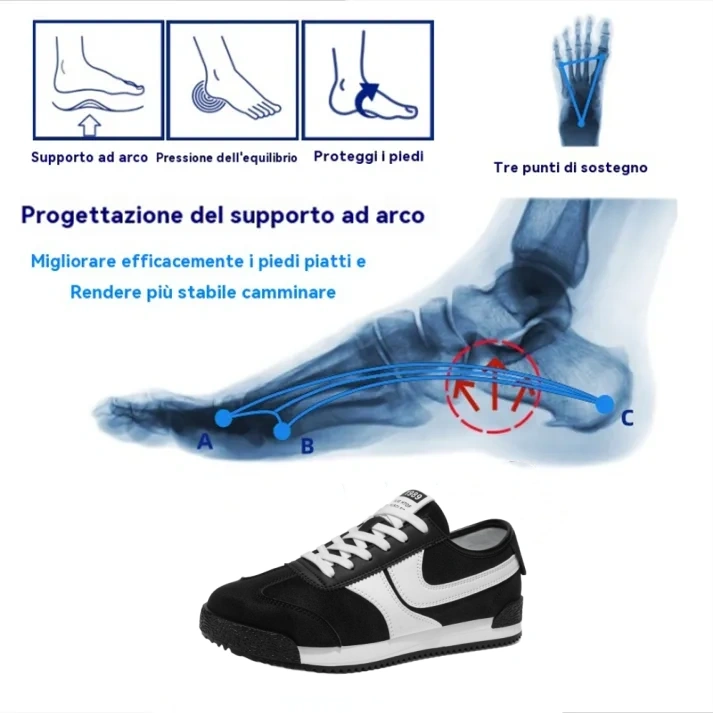 [⏰Oggi 50% di sconto - Non perdertelo] 🔥 Scarpe da passeggio dal design ergonomico 👞Cucite a mano - impermeabili e antiscivolo ✅ Supporto dell'arco plantare, camminata confortevole