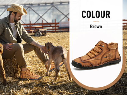 [⏰Sconto del 50% per un periodo limitato, solo oggi] Scarpe ortopediche in pelle di vitello australiana 👞Supporto plantare - cucito a mano per una camminata confortevole